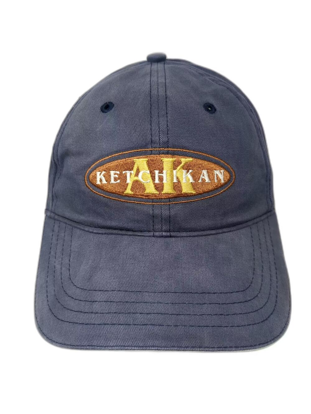 Sherry Ketchikan AK Blue Baseball Cap One Size Embroidered Adjustable Strapback